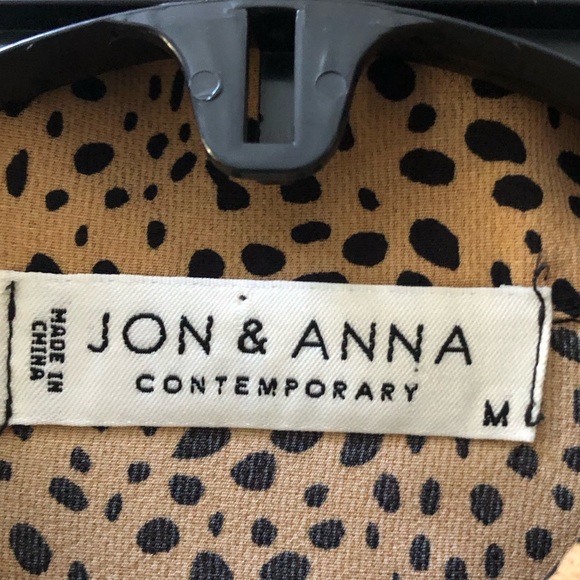 Jon & Anna Contemporary•M•Cheetah Print Blouse - Picture 5 of 7